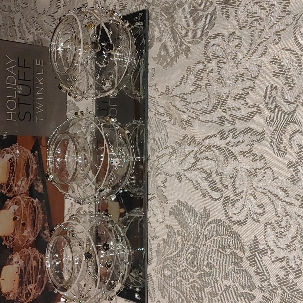 3/$20 Holiday Stuff Twinkle Candle Holders